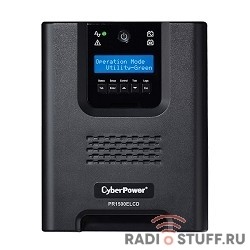 UPS CyberPower PR1500ELCD {1500VA/1350W USB/RJ11/45 (8 IEC)}