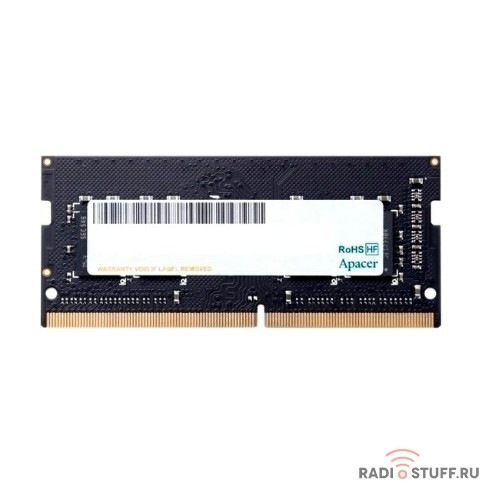 Apacer  DDR4   8GB  3200MHz SO-DIMM (PC4-25600) CL22 1.2V (Retail) 1024*8  3 years (AS08GGB32CSYBGH/ES.08G21.GSH)