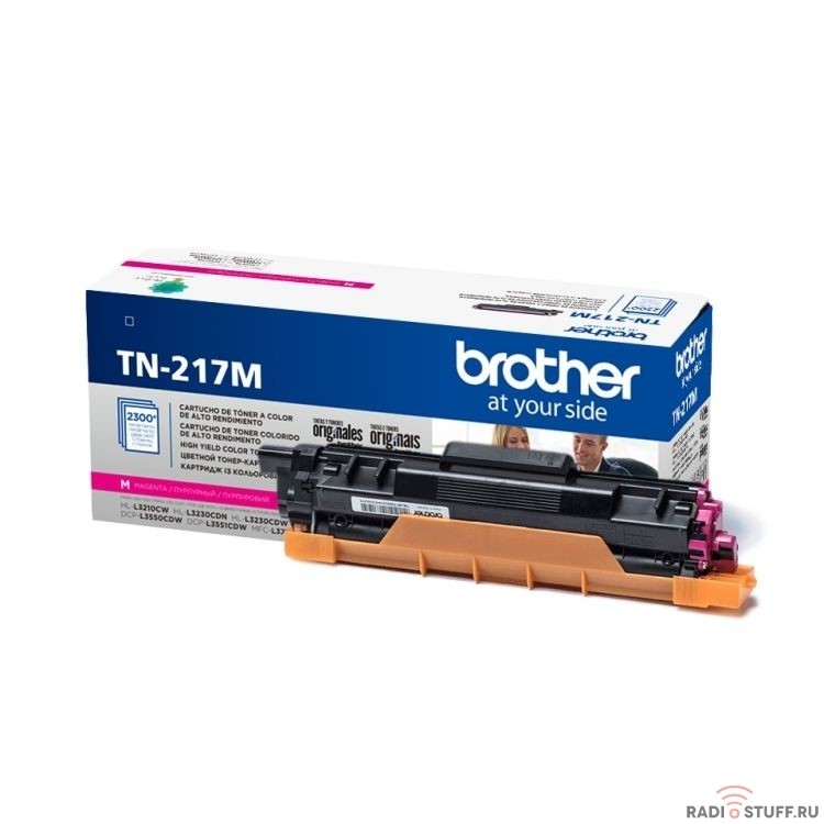 Brother Тонер TN-217M для HLL3230CDW/DCPL3550CDW/MFCL3770CDW жёлтый (2300стр)